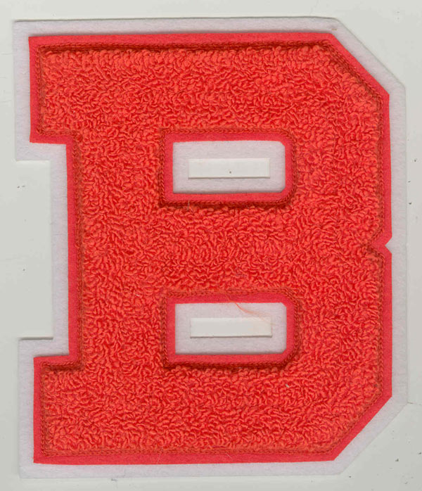 Custom embroidered patches, Chenille Letters sample
